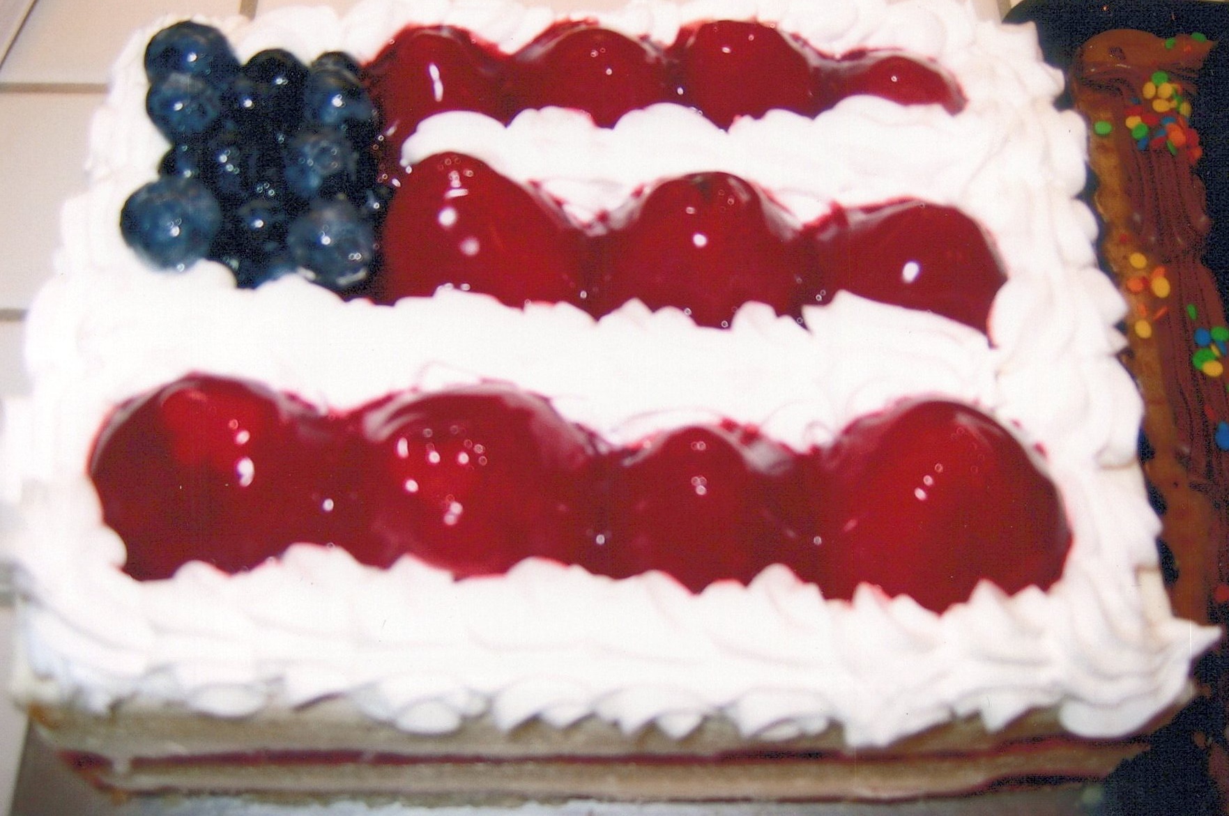Another 4th of July BD cake for Clara